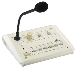 Desktop microphones, PA zone paging desktop microphone PA-1120RC