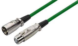 Cables de micrfono: XLR, Cables XLR MEC-50/GN