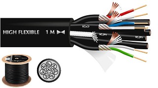 Cables enrollados: Cables especiales, Cable multipar SMC-8