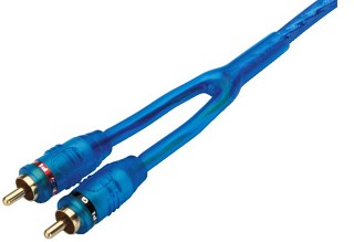 Cables and fuses, High-quality stereo audio connection cable CPR-080/BL