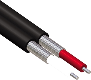 Kabel, Meterware - Netzwerkkabel, Adam Hall by Procab KCRIG48 Stereo Signalkabel 2 x 8 mm²