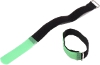 Cable, accessories - cable ties and velcro tape, Cable tie hook & loop 30 x 2,5 cm black, blue, green, red or yellow
