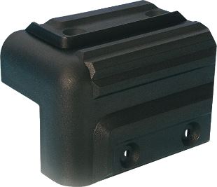 Case corners, Adam Hall Hardware, Product number: 4009 - Plastic stackable corner, black
