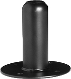 Cabinet flanges, Adam Hall Hardware, Product number: SM700 - Top Hat, black