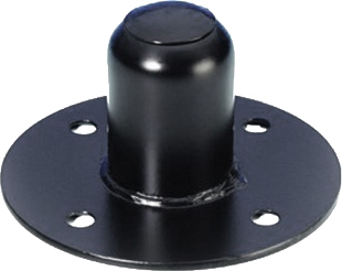 Cabinet flanges, Adam Hall Hardware, Product number: SM701 - Top Hat, black
