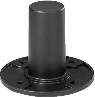 Cabinet flanges, Adam Hall Hardware, Product number: SM702 - Aluminium Top Hat, black