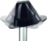 Cabinet flanges, Adam Hall Hardware, Product number: SM707 - Top Hat with adjustable tilt angle, black