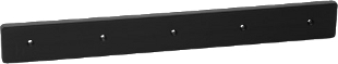 Cabinet feet, Adam Hall Hardware, Product number: 49500 - Plastic skid, black