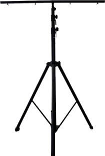 Lightstands, Large lighting stand with crossbar and TV-Pin SLTS017, black