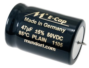 Condensadores electrolíticos de Mundorf, Condensador electrolítico Mundorf con película lisa