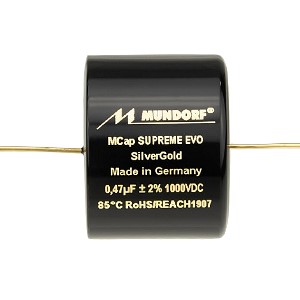Condensadores MundorfMCAP EVO, MCAP Supreme EVO Silver Gold (Plata Oro)