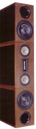 Audimax a huge floorstanding loudspeaker with drivers of high quality.