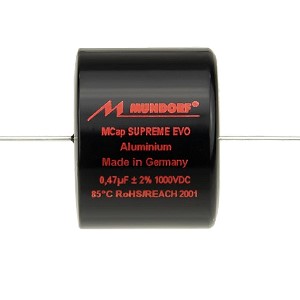 Ø * L mm Mundorf MCap Supreme MKP Kondensator 600 VDC Draht Kapazität : 1.4 * 60 Ø * L mm : 36 * 56 Körper : 4,7 µF 