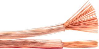 Loudspeaker Cable, Transparent Audaphon loudspeaker cable with flexible twin wire made in Germany