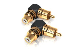 ViaBlue XS Plugs Series,  XS RCA Adapter 90° S 