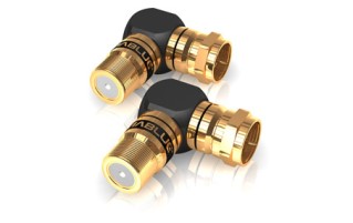 ViaBlue XS Plugs Series, XS F-Adapter 90° 