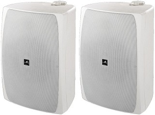 Wall and ceiling speakers: Low-impedance / 100 V, Pair of high-performance PA speakers, 180 WMAX, 100 WRMS each speaker system, MKS-8PRO