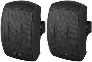 Weatherproof speakers: Low-impedance, Weatherproof pair of 2-way wall-mount speaker systems, 50 W<sub>MAX</sub>, 8   MKS-232/SW