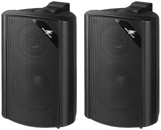 Wall and ceiling speakers: Low-impedance / 100 V, Pair of universal PA speaker systems EUL-30/SW
