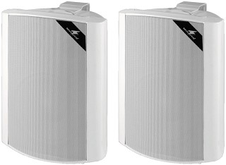 Wall and ceiling speakers: Low-impedance / 100 V, Pair of universal PA speaker systems EUL-80/WS
