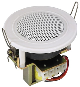 Wall and ceiling speakers: Low-impedance / 100 V, PA ceiling speaker EDL-82/WS
