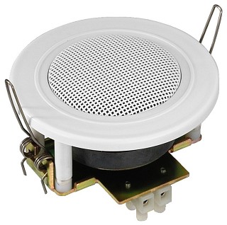 Wall and ceiling speakers: Low-impedance / 100 V, Small flush-mount speaker, 12 W<sub>MAX</sub>, 4   SPE-82/WS