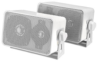 Wall and ceiling speakers: Low-impedance / 100 V, Pair of universal PA speaker systems EUL-42/WS