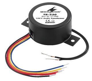 Volume controls and accessories, 100 V Toroidal Audio Transformers TR-520