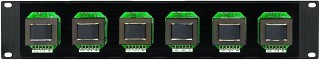 Regolatori volume e accessori, Attenuatori per altoparlanti PA a 6 vie per montaggio in rack 482mm (19