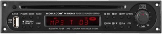 Mixers and players, RDS tuner/CD player insertion with USB interface PA-1140RCD