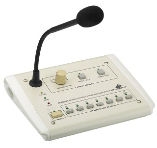Micrófonos de sobremesa , Micrófono de sobremesa con control de zona PA-6000RC