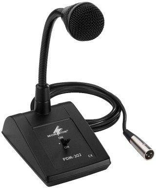 Microfoni da tavolo, Microfono PA da tavolo PDM-302