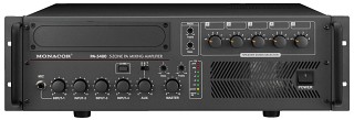 Amplificadores: Amplificadores mezcladores de zona, Amplificador mezclador de megafonía mono, 5 zonas PA-5480