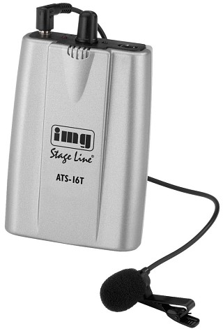 Sistemas de visitas guiadas y de conferencias , Emisor PLL de 16 canales, para el funcionamiento de micrófonos y señales audio de línea ATS-16T