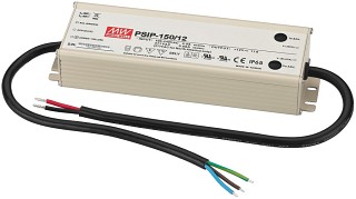 Alimentación: Alimentadores de voltaje fijo, Alimentadores de corte para LEDs PSIP-150/12