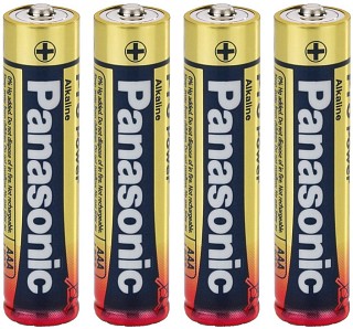 Accumulateurs et batteries, Série de batteries alcalines LR-03