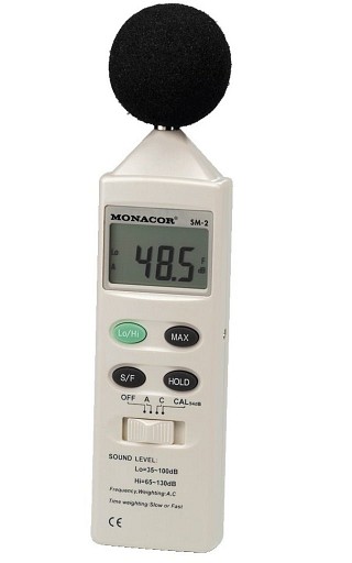 Medición y comprobación: Material de medición, Sonómetro SM-2