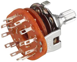 Outillage: Interrupteurs et poussoirs, Commutateurs rotatifs à galettes RS-134S