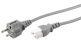 Tensión de la red: Cable de corriente, Cable de corriente AAC-203/GR