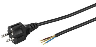 Tensión de la red: Cable de corriente, Cable de corriente AC-203/SW