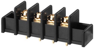 Mains voltage: Plugs and inline jacks, Gold-plated screw terminal TBS-4/GO