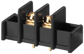 Mains voltage: Plugs and inline jacks, Gold-plated screw terminal TBS-2/GO