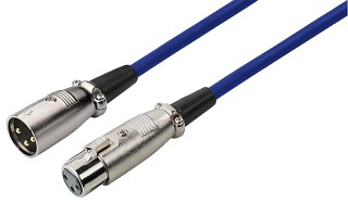 Câbles et cordons micro: XLR, Cordons XLR MEC-20/BL