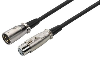 Mikrofonkabel: XLR, XLR-Kabel MEC-20/SW