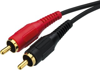 RCA cables, Stereo Audio Connection Cables AC-122G