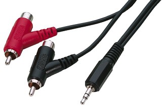 Adapters: RCA, Audio adapter cable ACA-1235