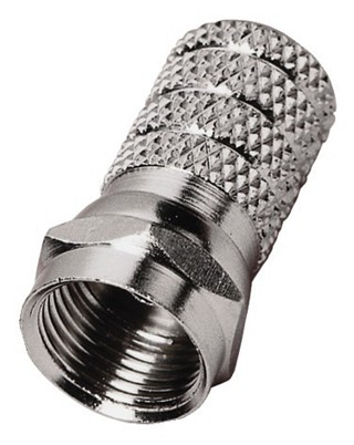 Stecker und Kupplungen: F-Norm, F-Schraubstecker, Innen-Ø 3,7 mm für Kabel Ø 4 mm FCH-11