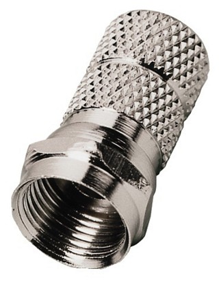 Plugs and inline jacks: F-standard, F screw plug, inside: Ø 5.5 mm for cables: Ø 5.9 mm FCH-13