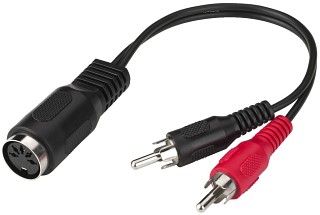 Adapters: Other adapters, Stereo audio/video cable adapter ACA-15/4
