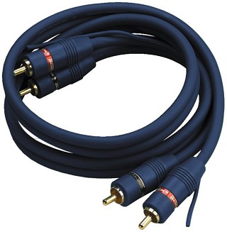 RCA cables, High-quality stereo audio connection cable AC-080/BL